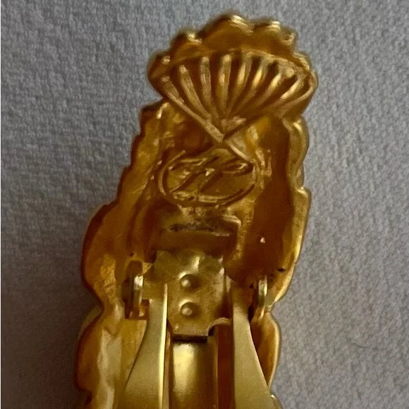 Vintage Karl Lagerfeld Clip on Earrings - Picture 12 of 16